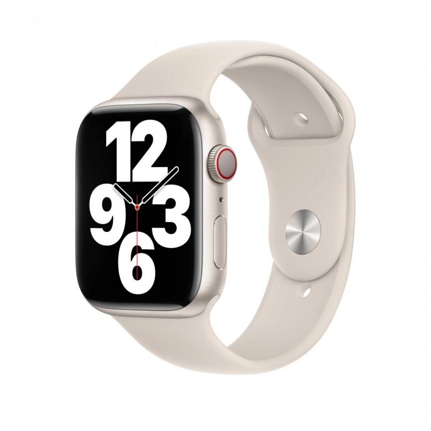 Ремешок Apple Watch 45mm Starlight Sport Band M/L фото 1