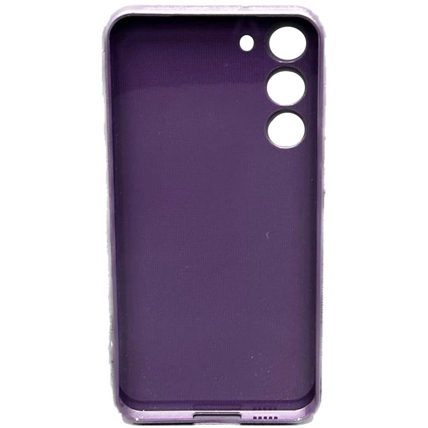 Чехол Silicone Carbon для Galaxy S23 Plus Purple фото 2
