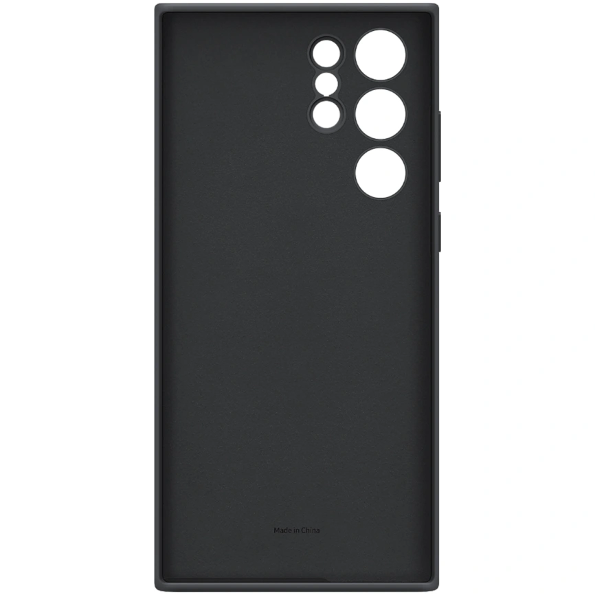 Чехол Samsung Silicone Cover для Galaxy S22 Ultra (EF-PS908TBEGRU) Black фото 2