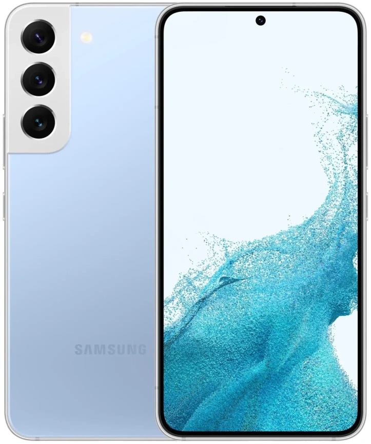 Смартфон Samsung Galaxy S22 8/256Gb Голубой (RU/A) фото 1