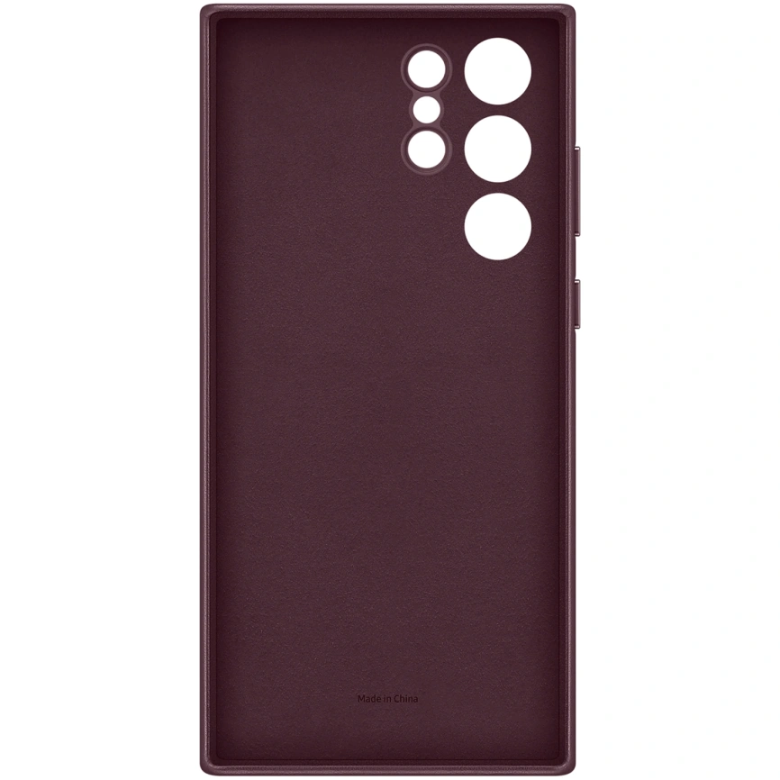 Чехол Samsung Leather Cover для Galaxy S22 Ultra (EF-VS908LEEGRU) Burgundy фото 2