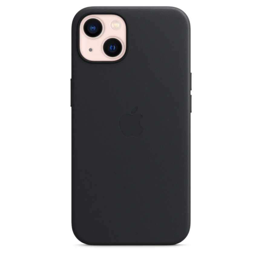 Кожаный чехол Apple MagSafe для iPhone 13 Тёмная ночь фото 7