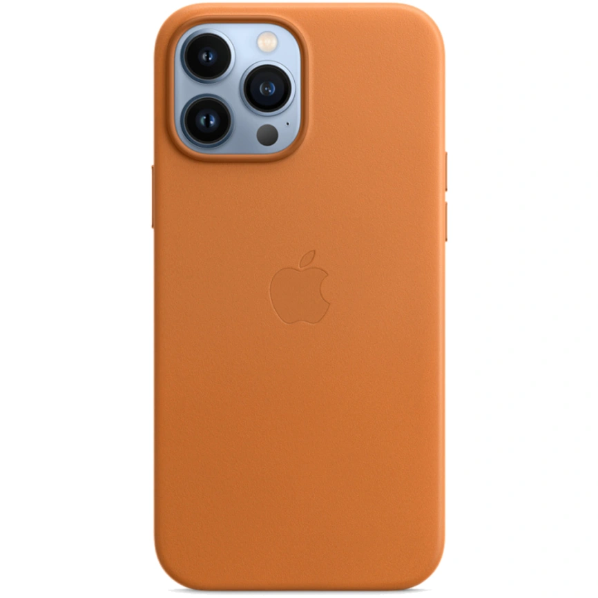 Кожаный чехол Apple MagSafe для iPhone 13 Pro Golden Ocher фото 2