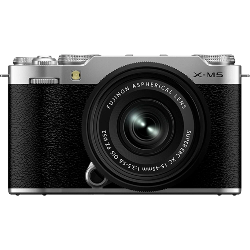 Фотоаппарат со сменной оптикой Fujifilm X-M5 Kit XC 15-45mm OIS PZ Silver фото 1