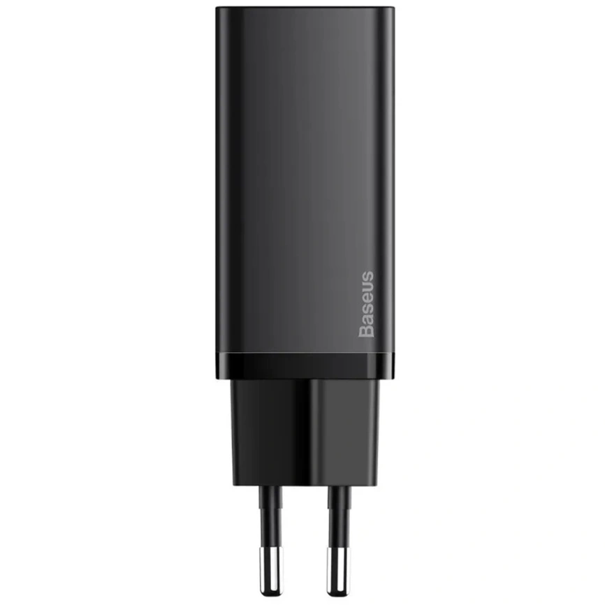 Сетевое зарядное устройство Baseus 65W USB-A/USB-C CCGAN2L-B01 Black фото 2