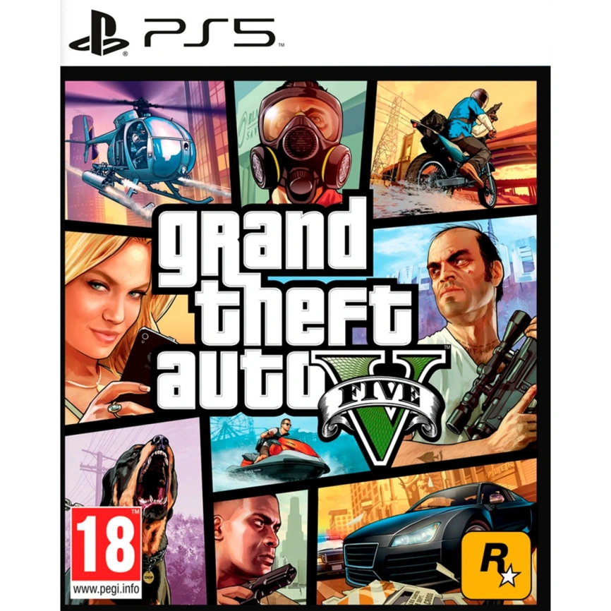 Игра Rockstar Games Grand Theft Auto GTA V (русские субтитры ) (PS5) фото 1
