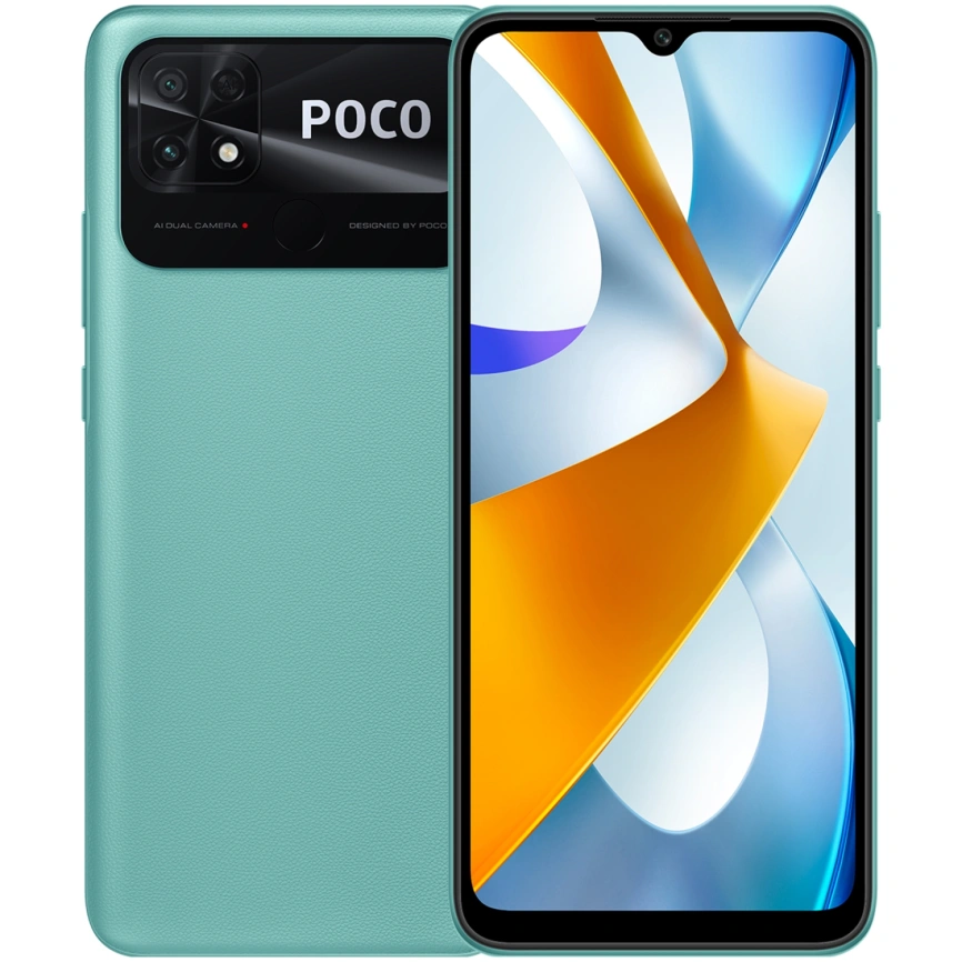 Смартфон XiaoMi Poco C40 3/32Gb Coral Green Global Version фото 1