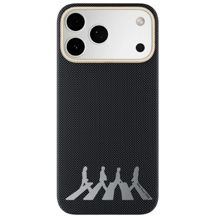 Чехол Airity Abbey Road 1969 Aramid Fiber Case для iPhone 17 Pro Abbey Silver фото 1