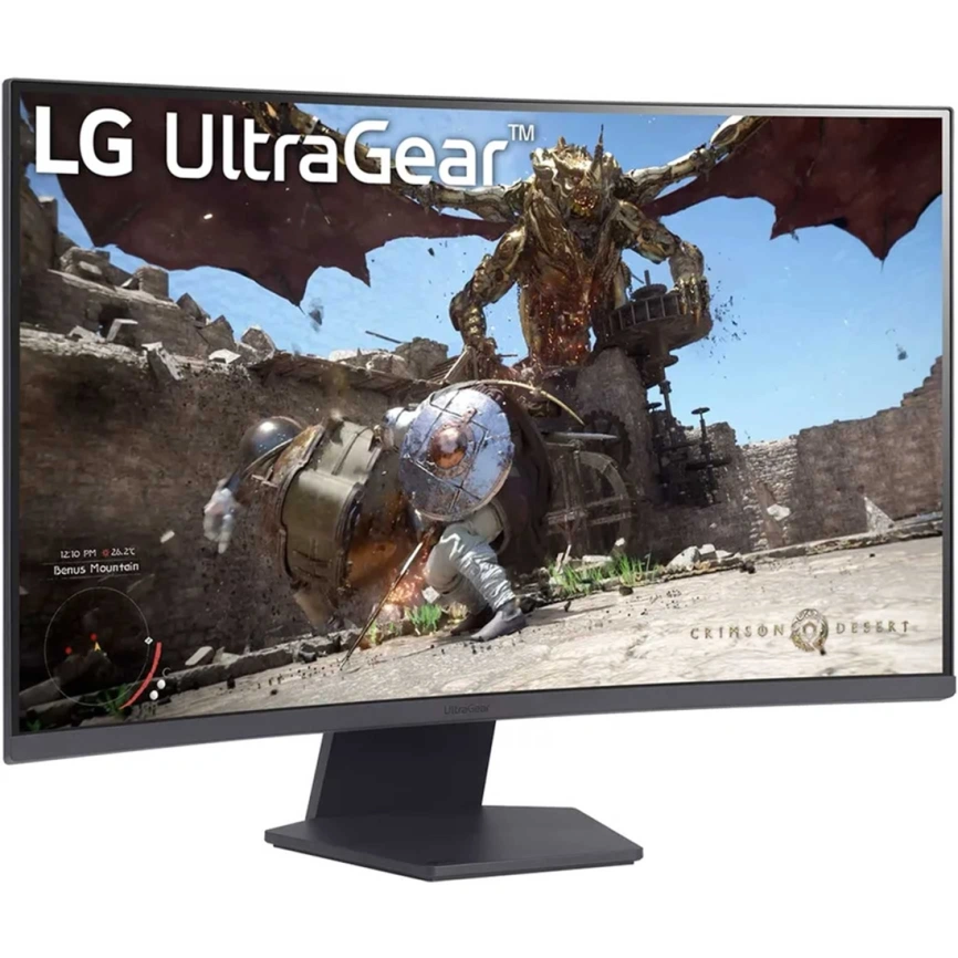 Монитор LG 32" UltraGear 32GS60QC-B VA Black (32GS60QC-B.ARUQ) фото 3