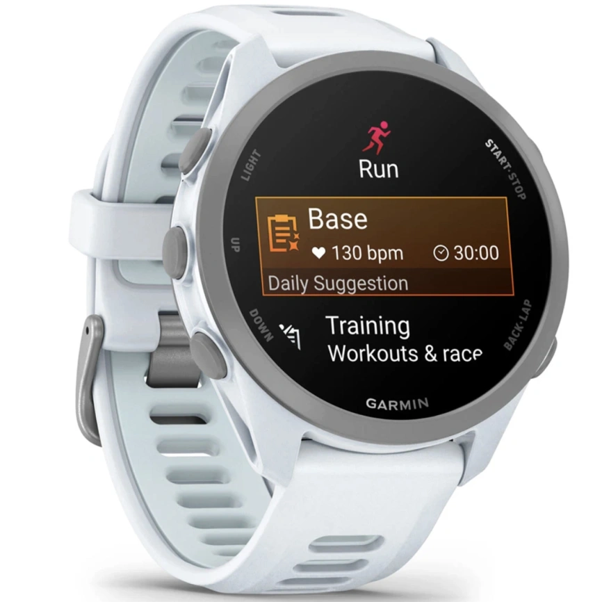 Смарт-часы Garmin Forerunner 170 Music (010-03920-11) Whitestone/Cloud фото 2