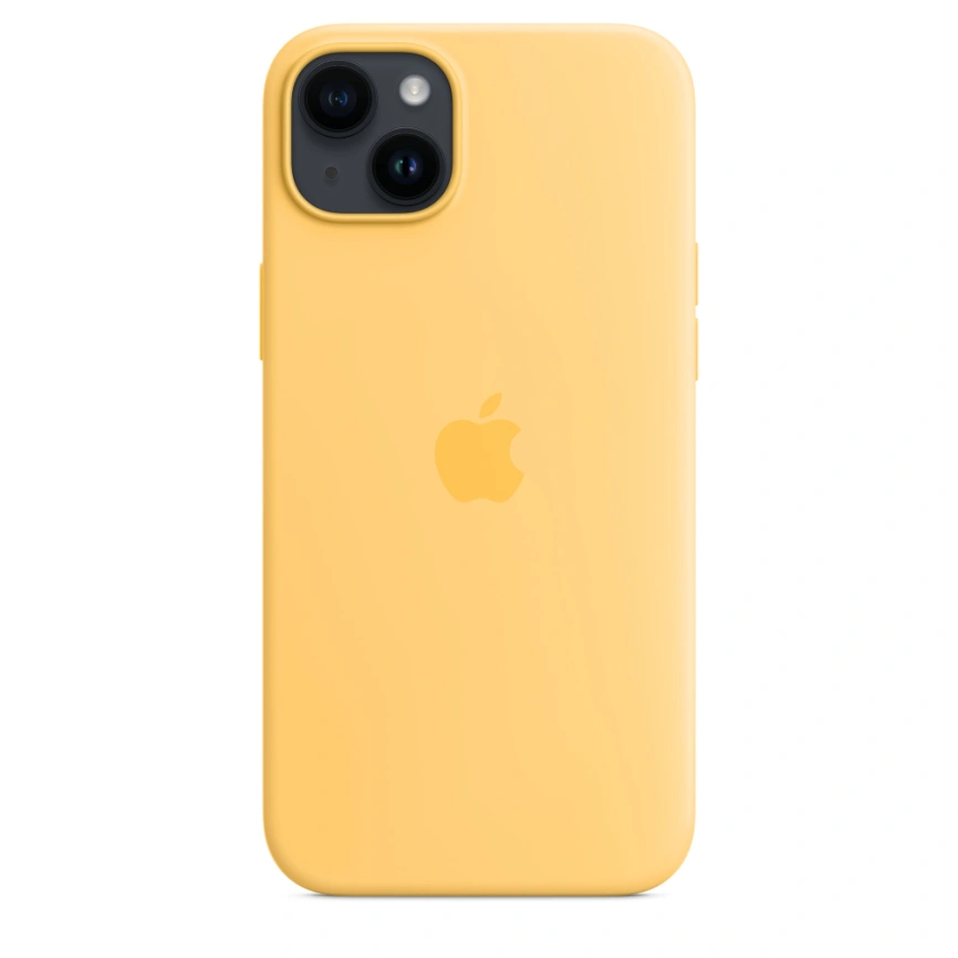 Силиконовый чехол Apple для iPhone 14 Plus Sunglow фото 4