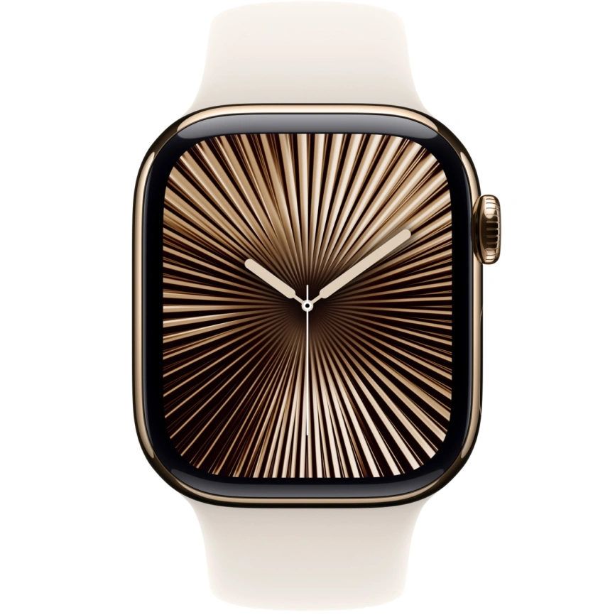 Ремешок Apple Watch 42mm Starlight Sport Band M/L фото 3