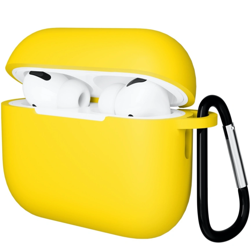 Силиконовый чехол Gurdini для AirPods Pro 3 Yellow фото 1