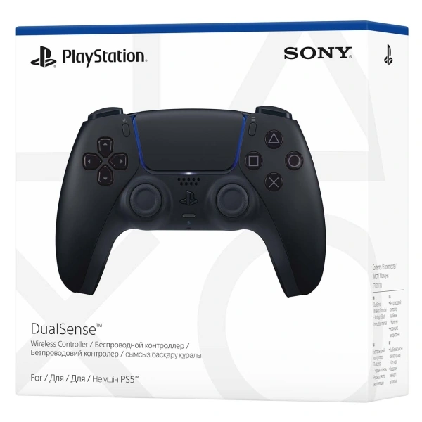 Джойстик беспроводной Sony DualSense для PS5 (CFI-ZCT1W) Black фото 3