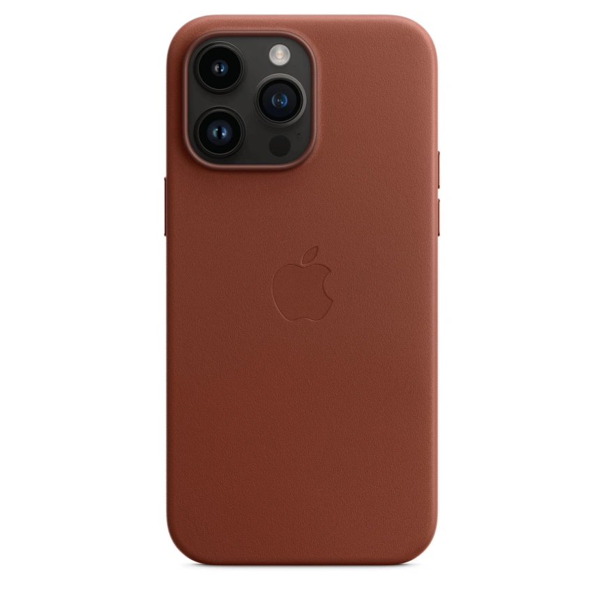 Кожаный чехол Apple MagSafe для iPhone 14 Pro Umber фото 3
