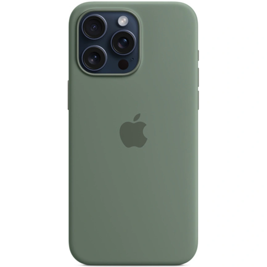 Силиконовый чехол Apple MagSafe для iPhone 15 Pro Cypress фото 3