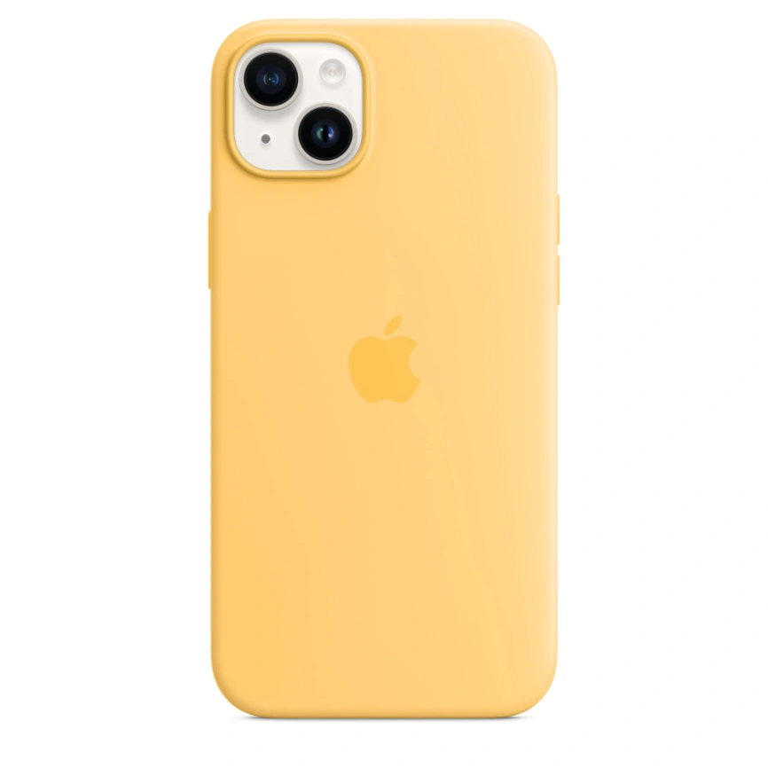 Силиконовый чехол Apple для iPhone 14 Plus Sunglow фото 1