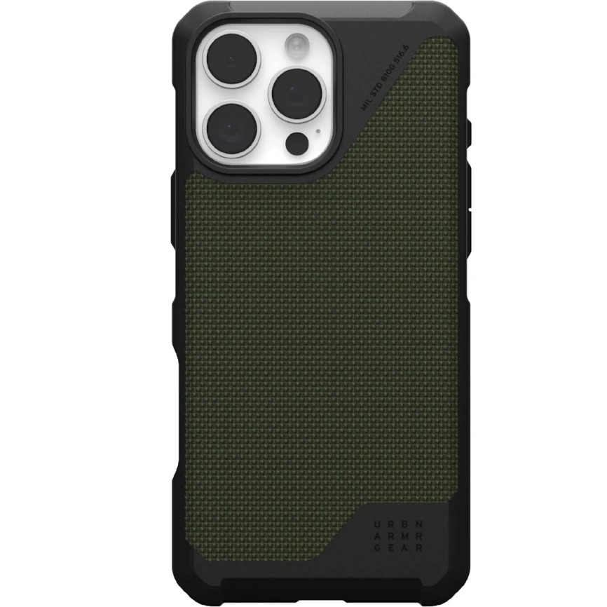 Чехол UAG MagSafe Metropolis LT Kevlar для iPhone 16 Pro Max Olive фото 1