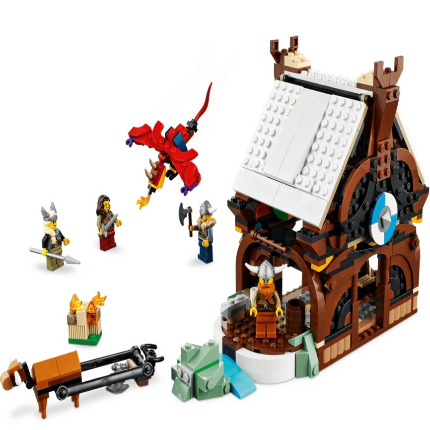 Конструктор LEGO Creator Viking Ship and the Midgard Serpent 31132 фото 5