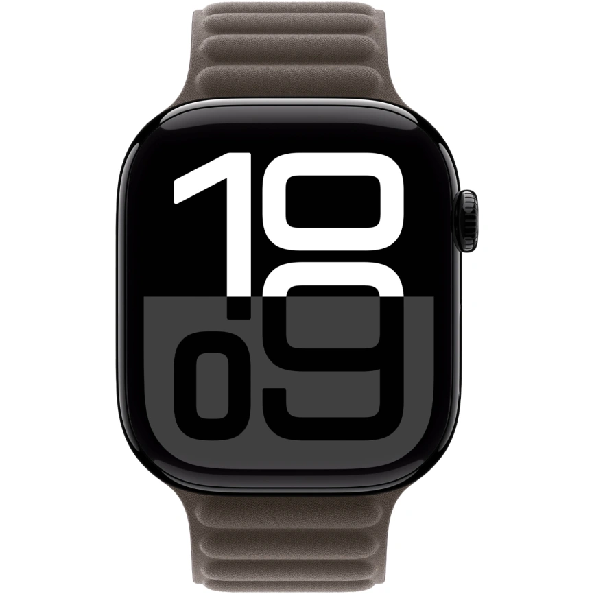 Смарт-часы Apple Watch Series 10 42mm Jet Black Aluminum Case with Dark Taupe Magnetic Link M/L фото 3