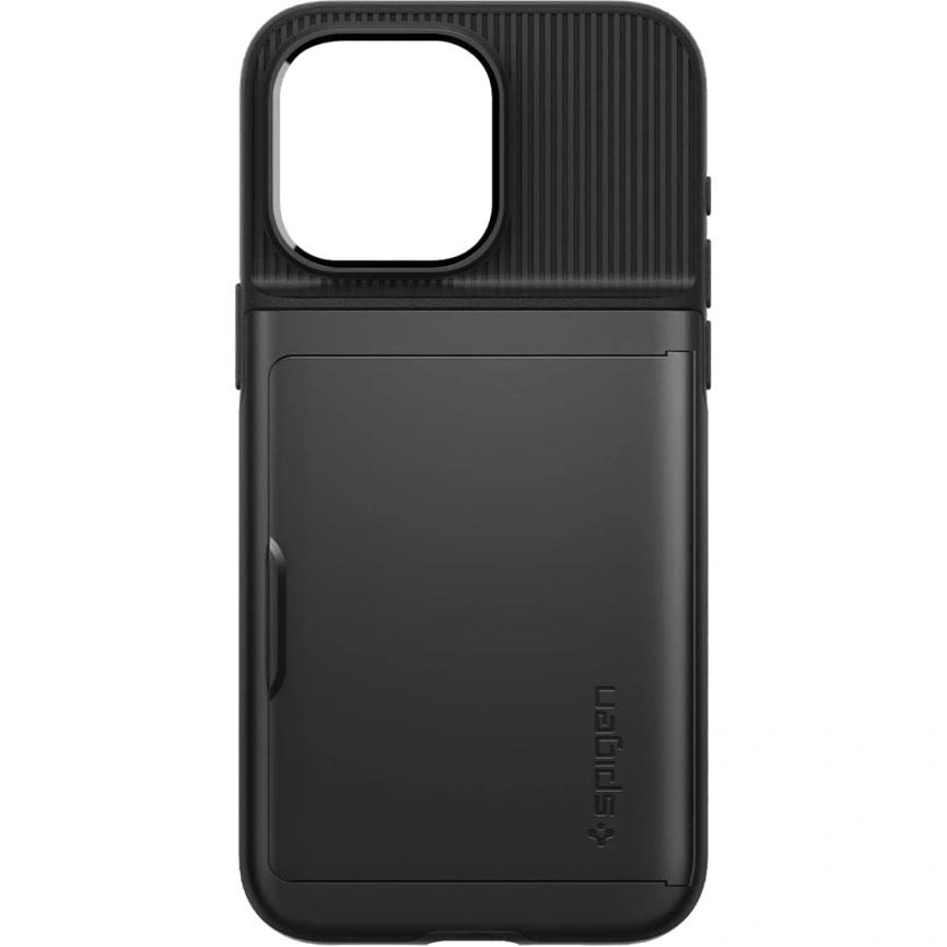 Чехол Spigen Slim Armor CS для iPhone 15 Pro Max (ACS06589) Black фото 6