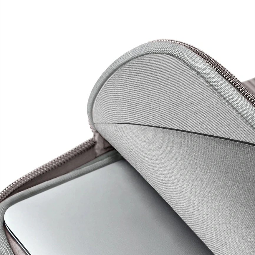 Чехол-папка Uniq Cyprus RE Laptop Sleeve для ноутбуков 14" Pewter Gray фото 2