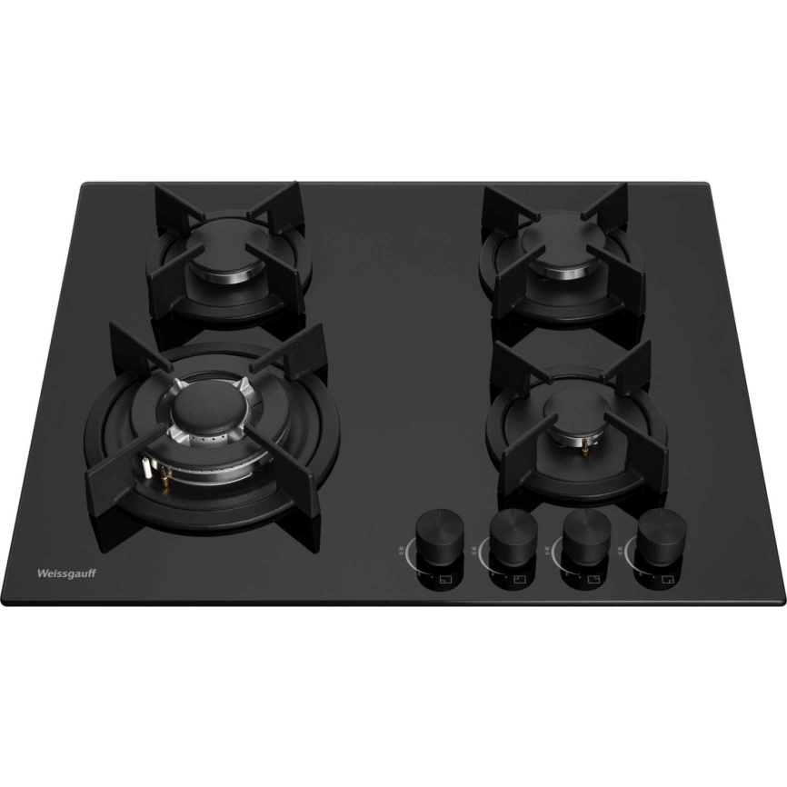 Газовая варочная панель Weissgauff HGG 640 BGB Black фото 2