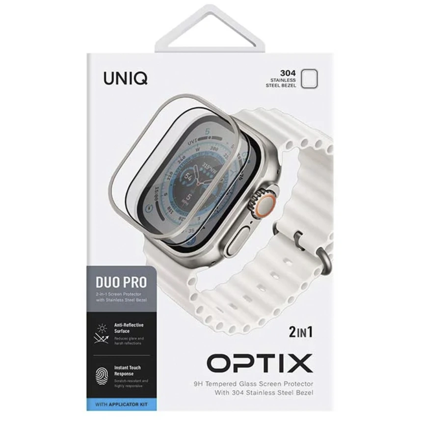 Защитное стекло Uniq Optix Duo Pro Clear для Apple Watch Ultra 49mm фото 2