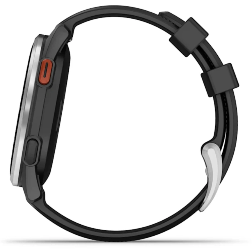 Смарт-часы Garmin Approach S44 44mm (010-03009-00) Silver/Black Silicone Band фото 5