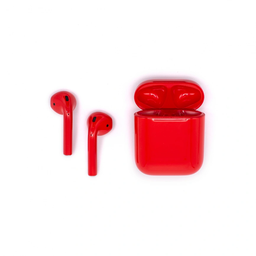 Наушники Apple AirPods 2 Color (MV7N2) Total Red Glossy фото 1