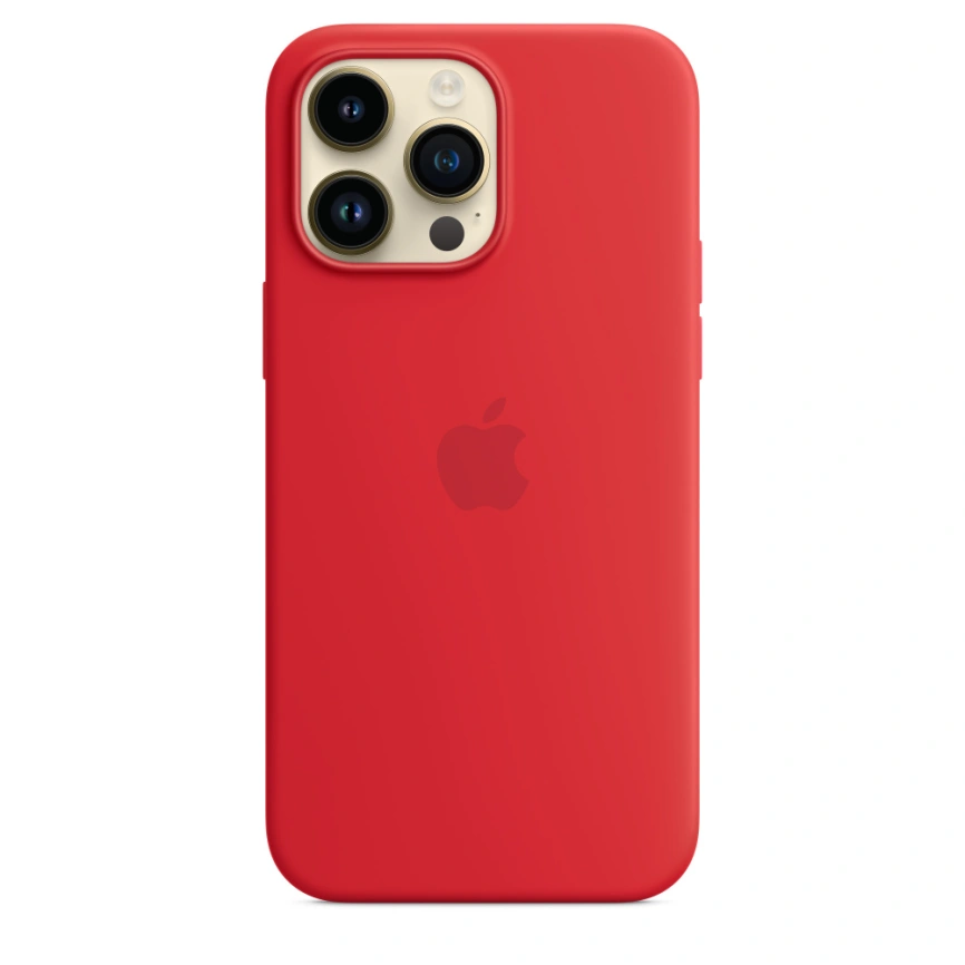 Силиконовый чехол Apple MagSafe для iPhone 14 Pro (PRODUCT) RED фото 1