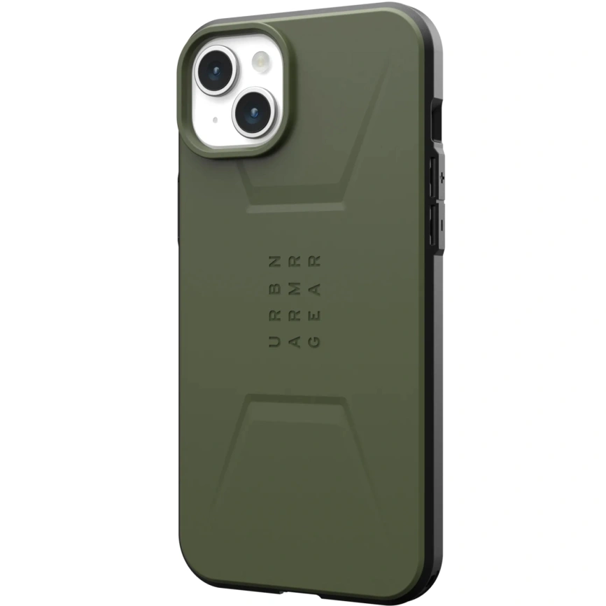 Чехол UAG Civilian with MagSafe для iPhone 15 Olive Drab (114287114040) фото 8
