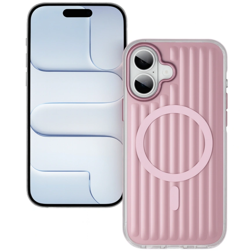Чехол Gurdini Ocean Case Metalic для iPhone 17 Pink фото 1