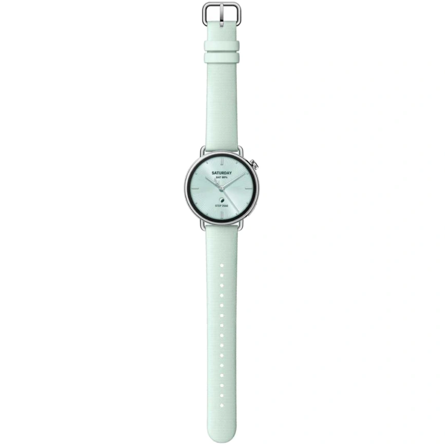 Смарт-часы Xiaomi Watch S4 41mm Fluororubber Strap Green фото 2