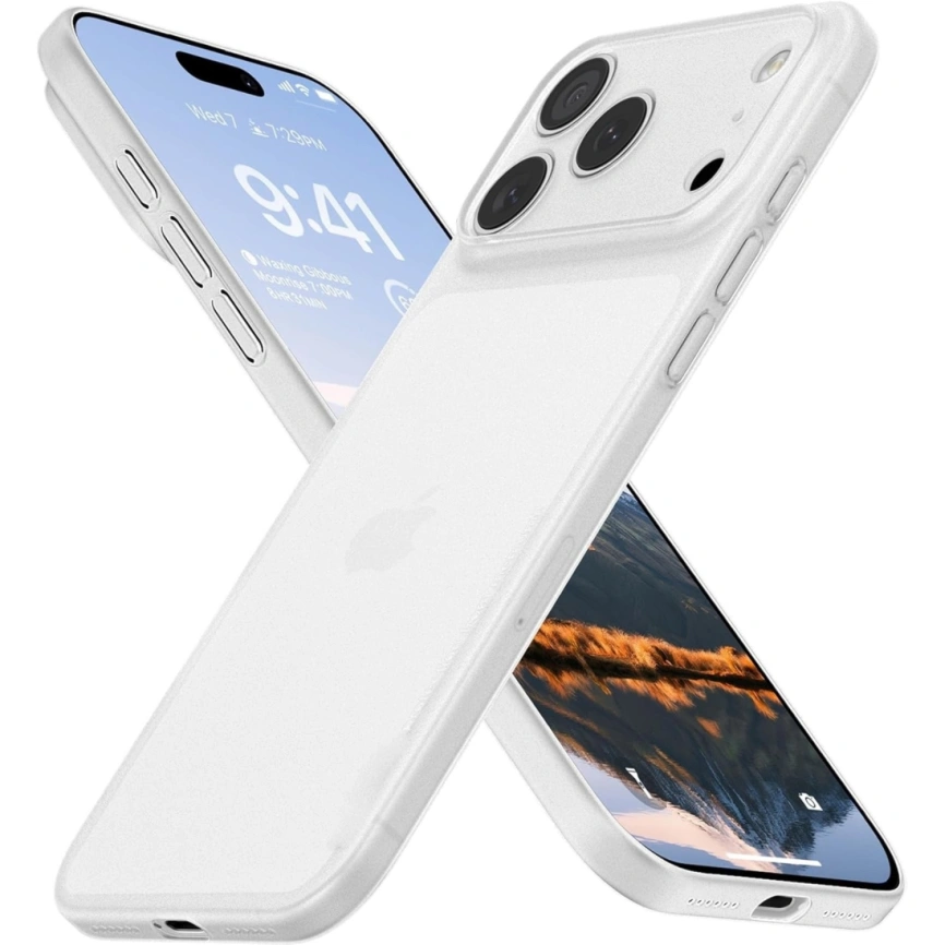 Чехол Gurdini Super Slim 0.3 mm для iPhone 18 Pro White фото 1