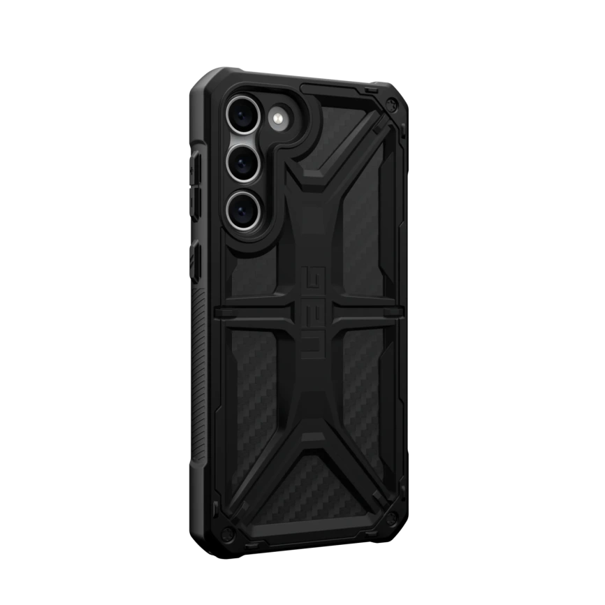Чехол UAG Monarch Series для Galaxy S23 (840283906909) Carbon Fiber фото 4