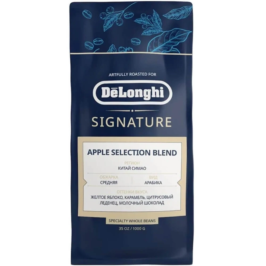 Кофе зерновой DeLonghi Apple Selection Blend 1 Kg фото 1