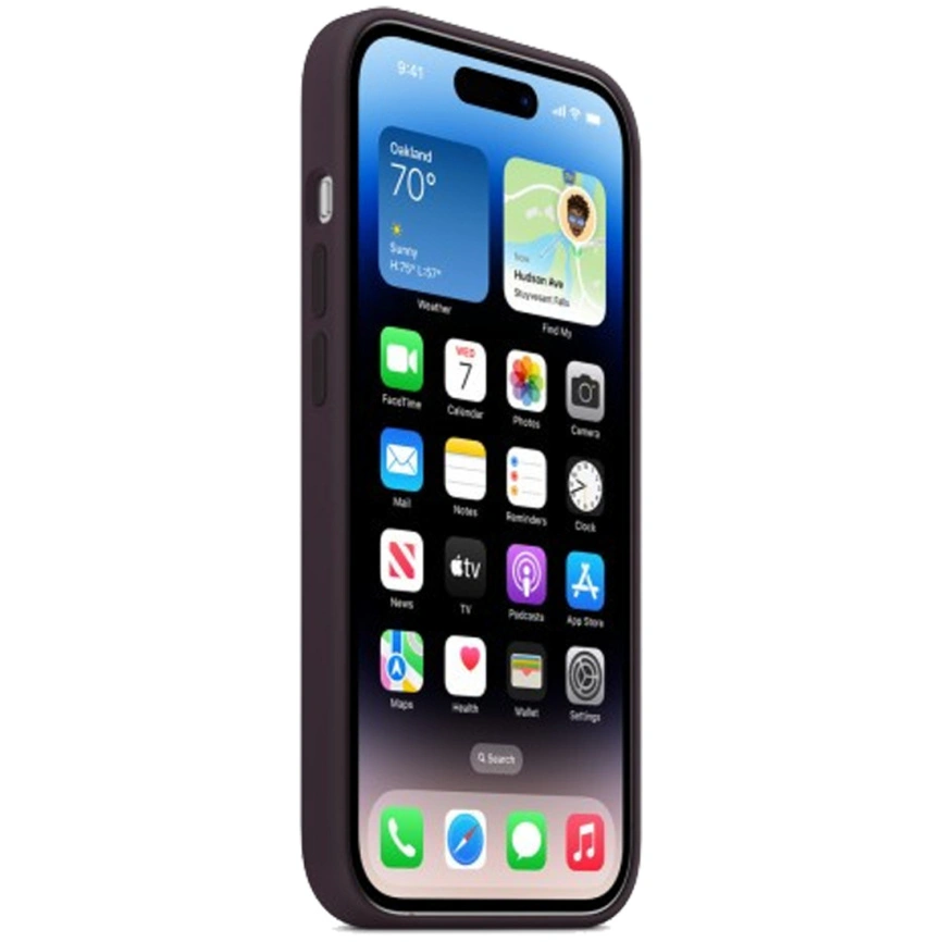 Силиконовый чехол MItrifON для iPhone 14 Pro Protect Matte Case Elderberry фото 2