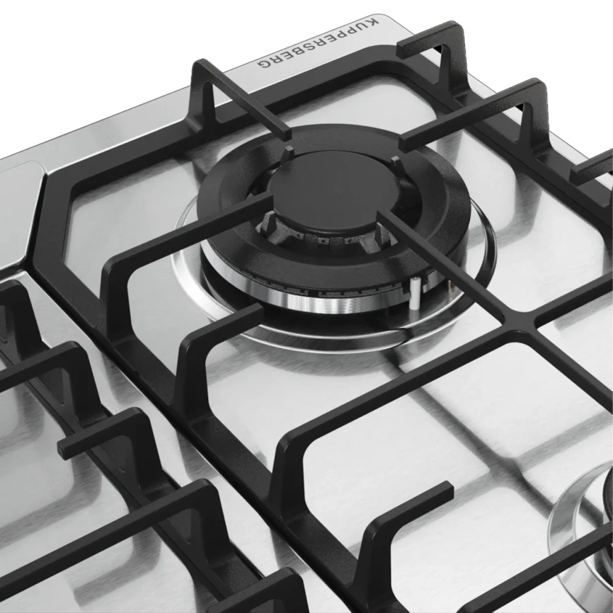 Газовая варочная панель Kuppersberg FS 66 X Stainless Steel фото 4