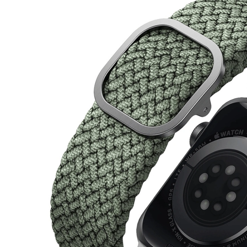 Ремешок Uniq Aspen Design Strap Braided для Apple Watch 38/40/41 Green фото 3