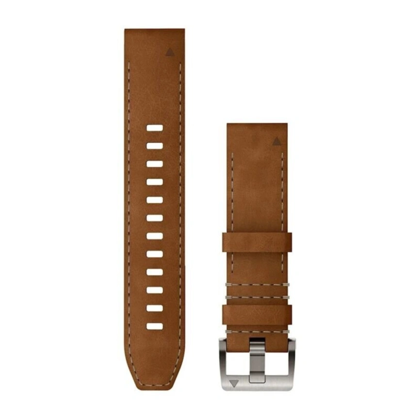 Ремешок Garmin QuickFit Marq Leather Watch Band (010-13225-08) 22mm Brown/Black фото 1