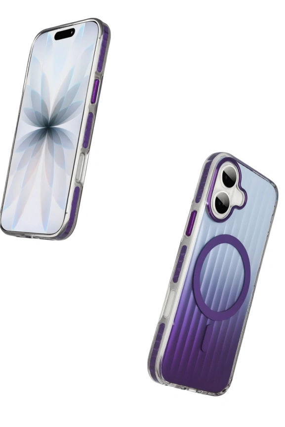 Чехол Gurdini Ocean Case Transparent для iPhone 17 Purple фото 2