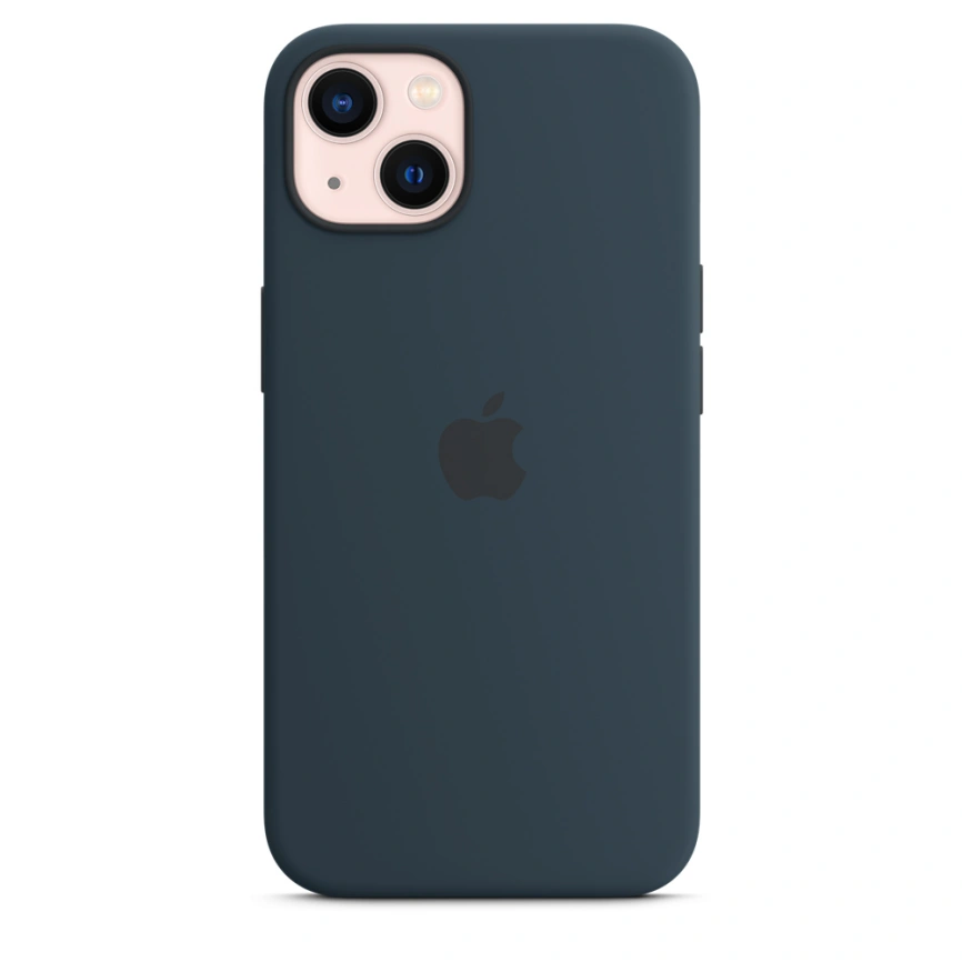 Силиконовый чехол Apple MagSafe для iPhone 13 Blue фото 4