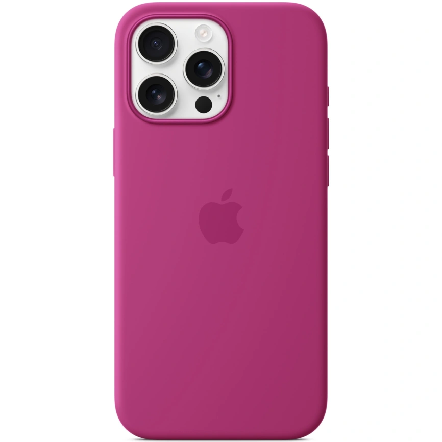 Чехол Apple Silicone Case with MagSafe для iPhone 16 Pro Max Fuchsia фото 2