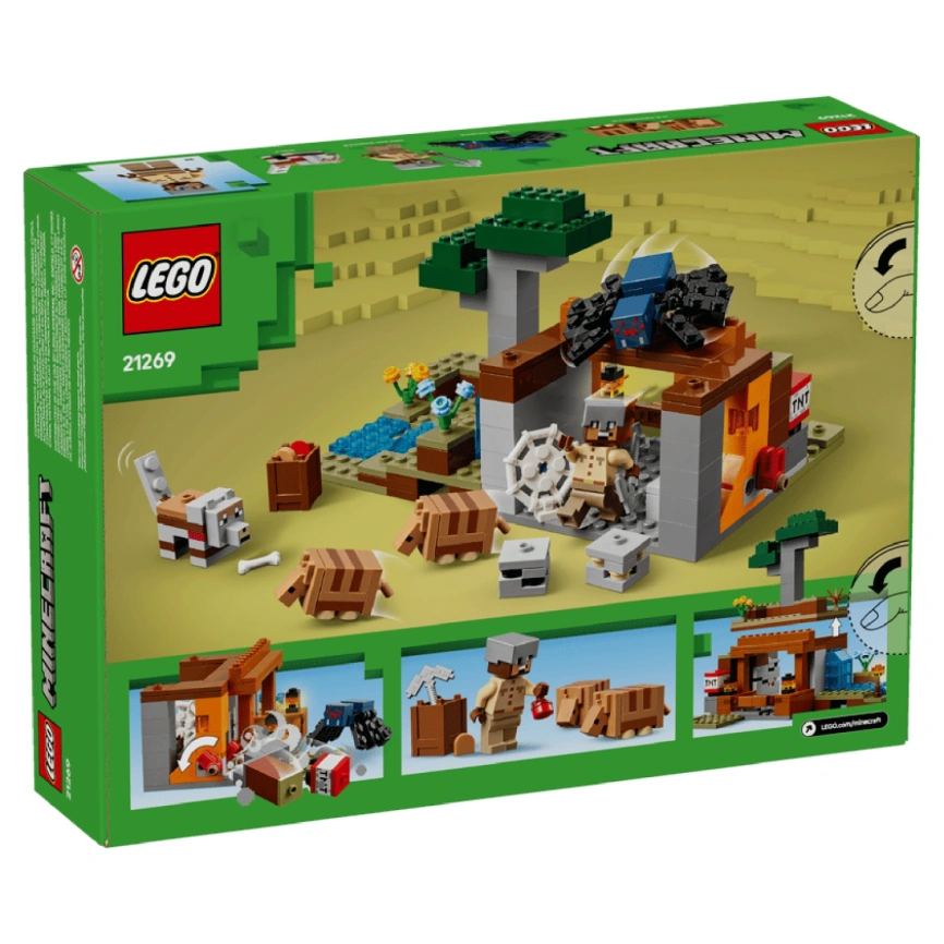 Конструктор LEGO Minecraft The Armadillo Mine Expedition 21269 фото 7