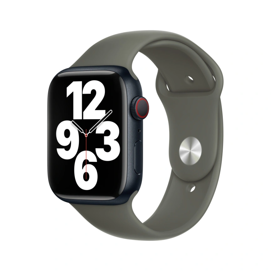 Ремешок Apple Watch 45mm Olive Sport Band S/M фото 1