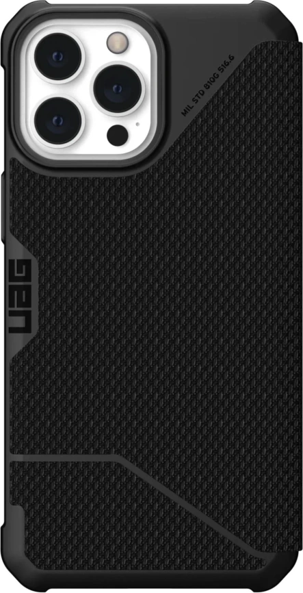 Чехол UAG Metropolis Folio для iPhone 13 Pro Max ( 113166113940) Kevlar Black фото 2