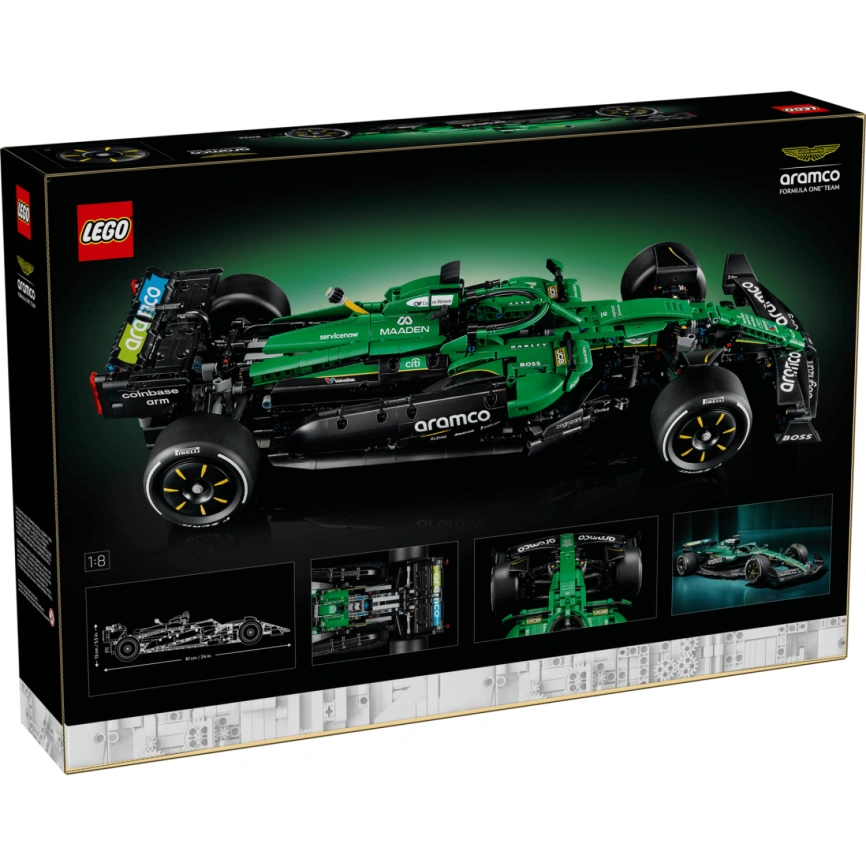 Конструктор LEGO Technic Aston Martin Aramco AMR25 F1 42240 фото 8