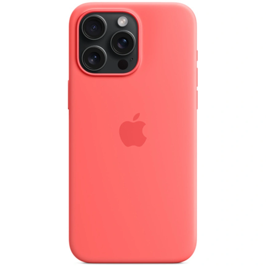 Силиконовый чехол Apple MagSafe для iPhone 15 Pro Max Guava фото 2