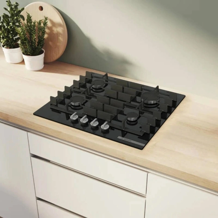Газовая варочная панель Bosch Serie 6 PPP6A6I40R Black фото 5